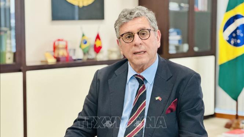 Посол Бразилии во Вьетнаме Марко Фарани. Фото: ВИА