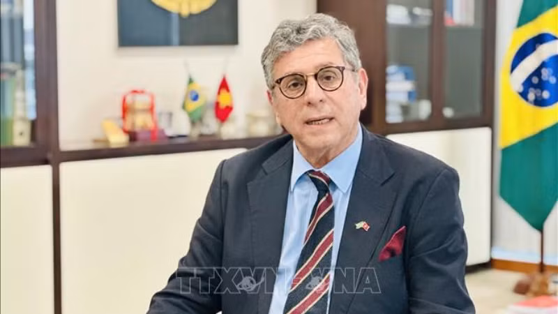 Посол Бразилии во Вьетнаме Марко Фарани. Фото: ВИА