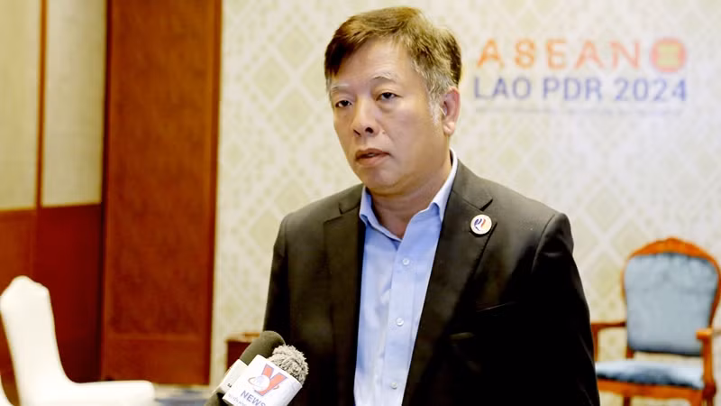 Посол Ву Хо, исполняющий обязанности главы СДЛ Вьетнама при АСЕАН. Фото: ВИА