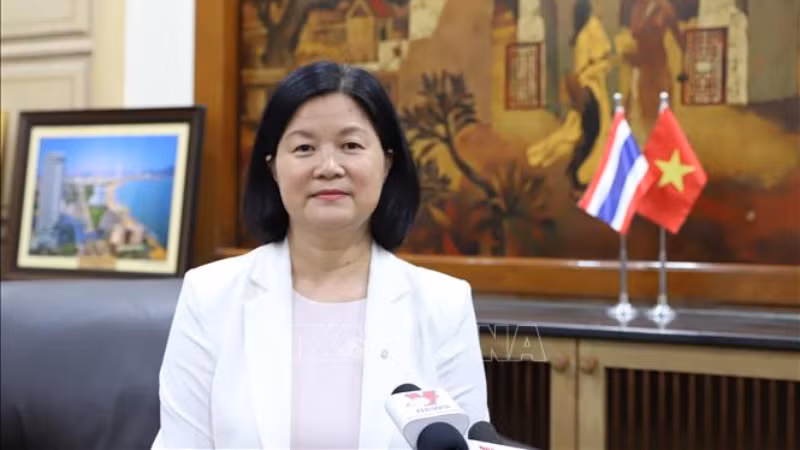 Временная поверенная в делах Посольства Вьетнама в Таиланде Буй Тхи Хюэ. Фото: ВИА