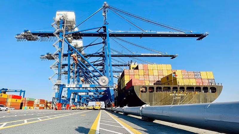 Международный контейнерный порт Танканг, Хайфон. Фото: Чан Хай