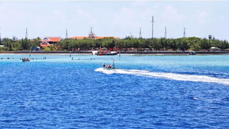 Остров Шиньтондонг в архипелаге Чыонгша. 