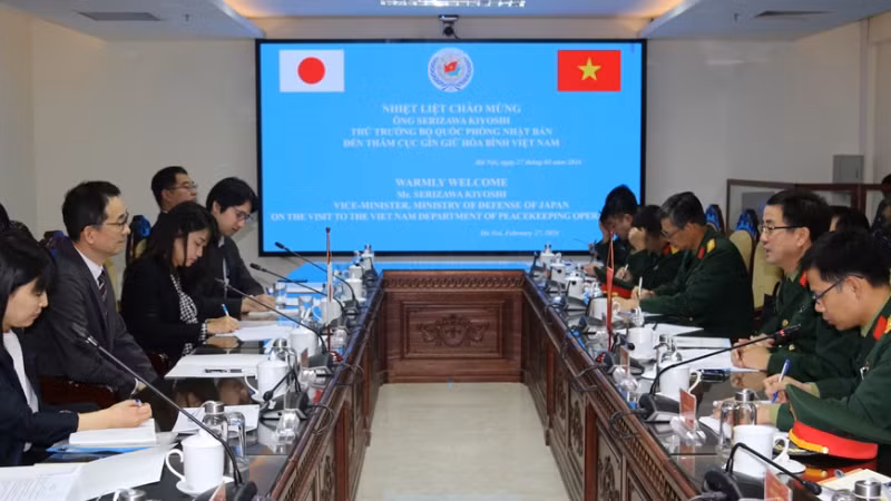 Общий вид приема. Фото: qdnd.vn