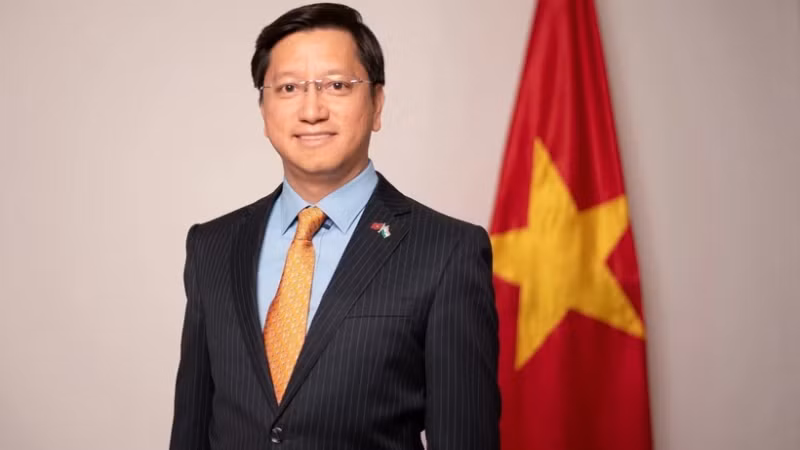 Посол Вьетнама в Индии Нгуен Тхань Хай. Фото: ВИА