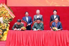 Церемония подписания Регламента координации работы.