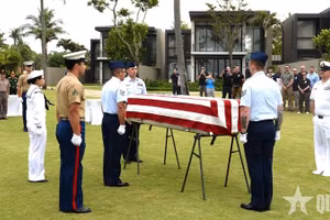 Церемония передачи останков американского военнослужащего. Фото: ВИА