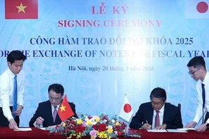 Церемония подписания и обмена нотами.