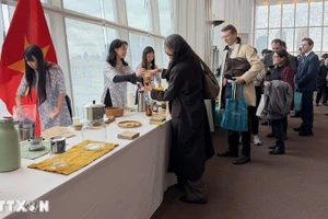 Вьетнамское кофе представлен в штаб-квартире ООН. Фото: ВИА