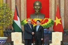 Президент Лыонг Кыонг принимает Председателя Палаты представителей Иордании Мазена Турки Эль-Кади. Фото: Тхюи Нгуен