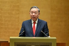 Генеральный секретарь ЦК КПВ То Лам выступает с руководящей речью. Фото: Зюи Линь