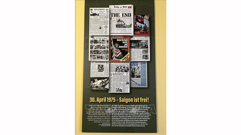 Международная пресса освещает победу 30 апреля 1975 года. Фото: ВИА Международная пресса освещает победу 30 апреля 1975 года. Фото: ВИА