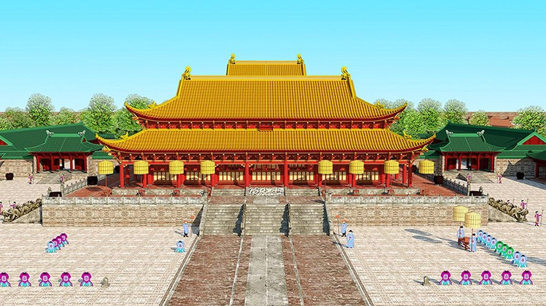 Центр сохранения наследия Тханглонг-Ханой совместно с агенствами воссоздает пространство дворца Киньтхиен в 3D-перспективе. Центр сохранения наследия Тханглонг-Ханой совместно с агенствами воссоздает пространство дворца Киньтхиен в 3D-перспективе.