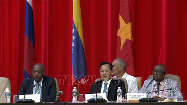 Вьетнамская делегация на международной конференции по вопросам правосудия и прав. Фото: ВИА