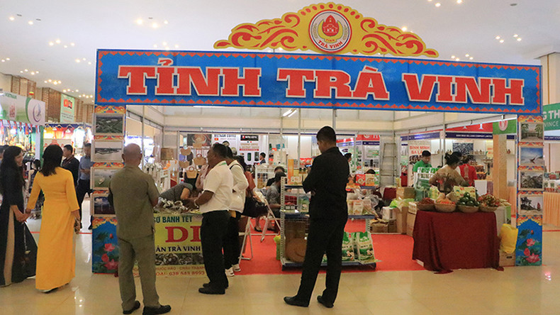 Стенд вьетнамской местности на ярмарке-выставке. Фото: Нгуен Хиеп Стенд вьетнамской местности на ярмарке-выставке. Фото: Нгуен Хиеп