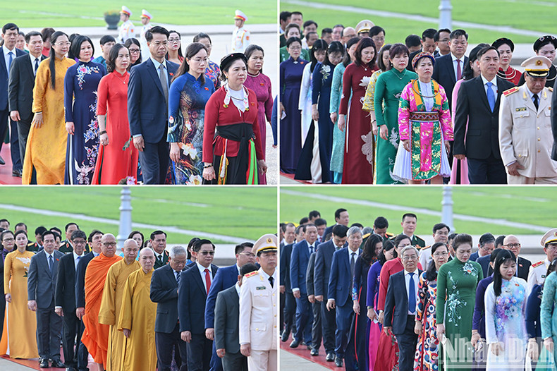 Депутаты НС провинций и городов посещают Мавзолей Хо Ши Мина перед открытием 9-й сессии НС XV созыва. Депутаты НС провинций и городов посещают Мавзолей Хо Ши Мина перед открытием 9-й сессии НС XV созыва.