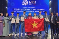Вьетнамская команда, участвующая в IJSO-2025. Фото: Суан Хынг