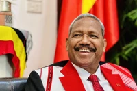 Посол Тимора-Лешти во Вьетнаме Жуан Перейра отвечает на вопросы корреспондента ВИА. Фото: ВИА