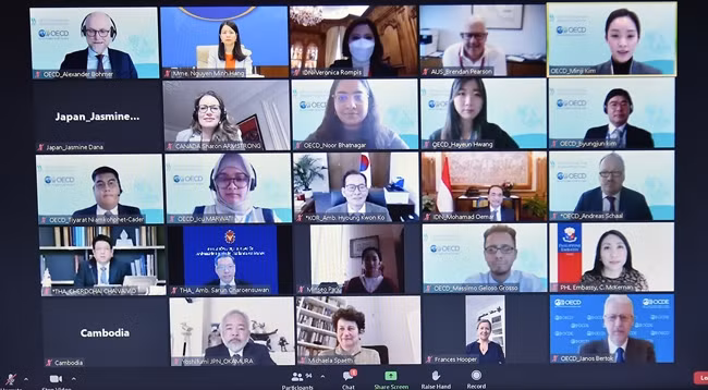 Общий вид заседания. Фото: МИД Вьетнама