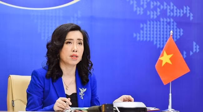 Официальный представитель МИД Вьетнама Ле Тхи Тху Ханг. Фото: МИД Вьетнама 