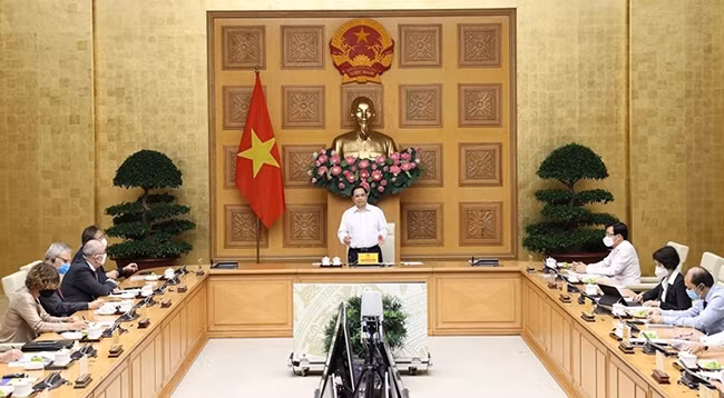 Общий вид рабочей встречи. Фото: VNA