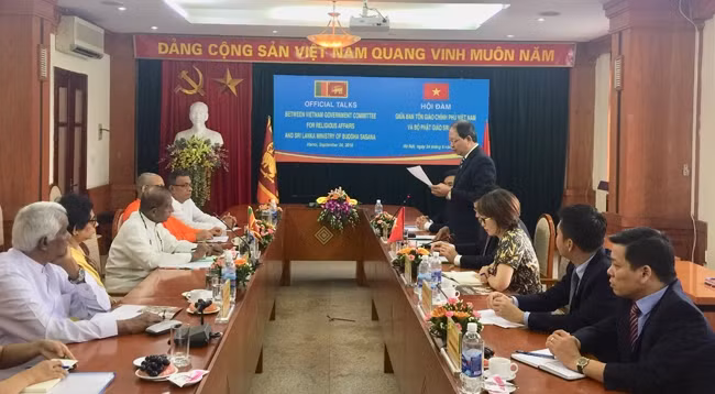 Общий вид встречи. Фото: daidoanket.vn