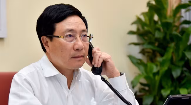 Вице-премьер, Министр иностранных дел Фам Бинь Минь. Фото: МИД Вьетнама