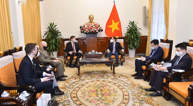 Общий вид приема. Фото: МИД Вьетнама