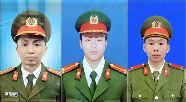 Полковник Данг Ань Куан, старший лейтенант До Дык Вьет и старшина Нгуен Динь Фук (слева).
