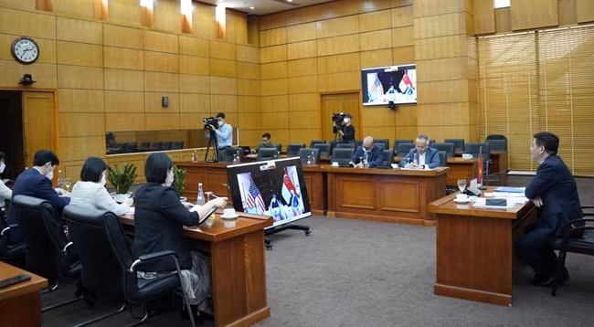 Общий вид встречи. Фото: VNA