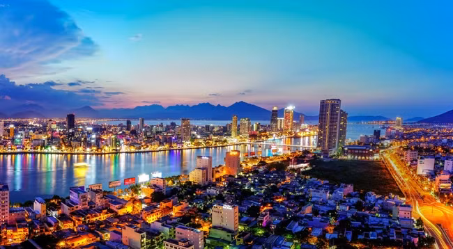 Красота вечернего Дананга. Фото: danangfantasticity.com