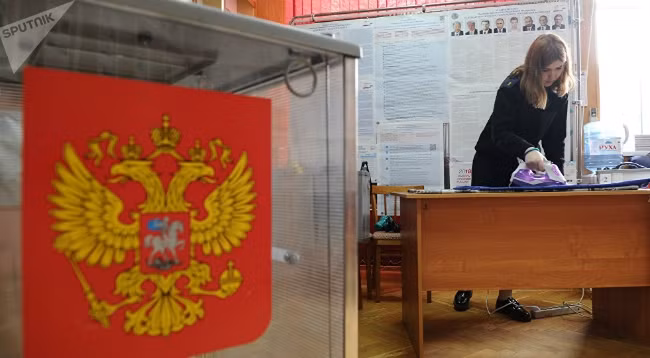 Подготовка избирательных участков к выборам президента в регионах России. Фото: sputnik.by