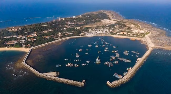 Вид сверху на остров Ватьлонгви. Фото: VNA