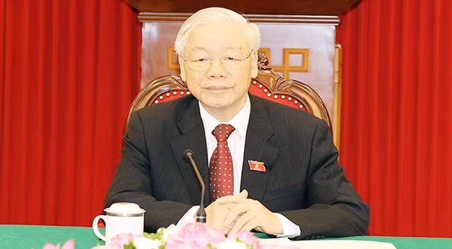 Генеральный секретарь ЦК КПВ Нгуен Фу Чонг. Фото: VNA