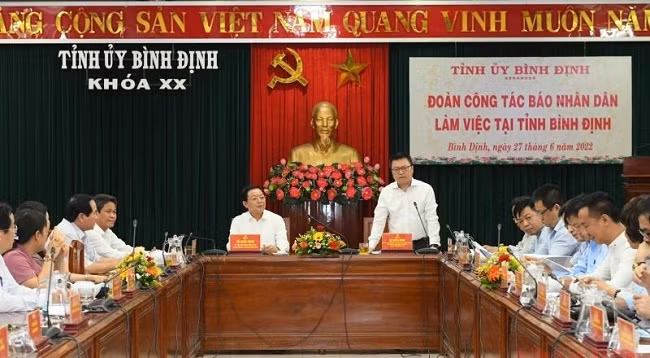 Общий вид рабочей встречи. Фото: Тхань Дат