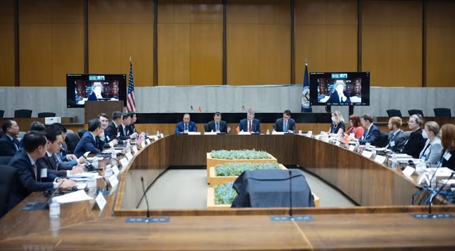 Общий вид Вьетнамско-американского диалога. Фото: VNA