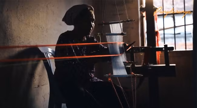 Фото из видеоклипа автора Champasix «Тямская парчовая ремесленная деревня Мингиеп (Ниньтхуан)». Фото: Чунг Хынг