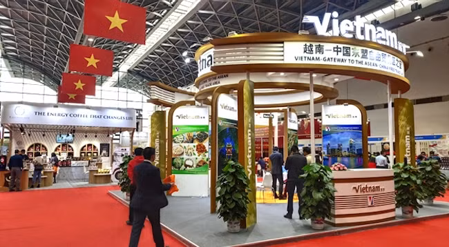 Вьетнамский павильон на ярмарке. Фото: vnvietrade.gov