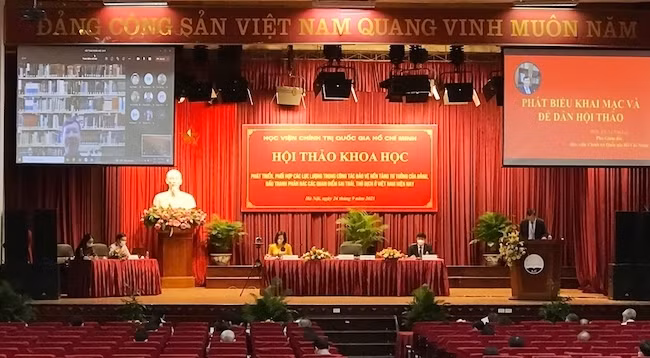 Общий вид семинара. Фото: qdnd.vn