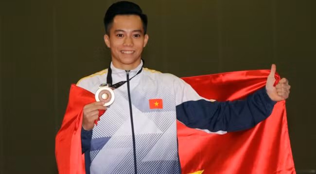 Cпортсмен Ле Тхань Тунг. Фото: Нам Кхань 
