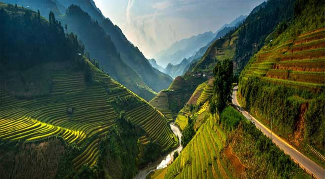 Северо-западный Вьетнам с красивыми террасами. Фото: danviet.vn