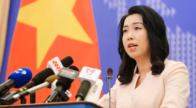 Официальный представитель МИД Вьетнама Ле Тхи Тху Ханг. Фото: baoquocte.vn
