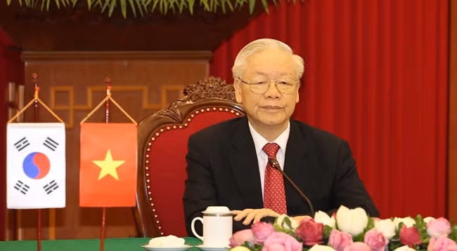 Генеральный секретарь ЦК КПВ Нгуен Фу Чонг. Фото: VNA