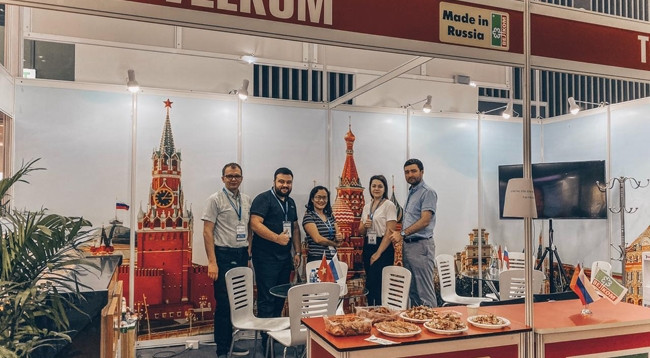 Один из стендов Республики Хакасия на выставке.
