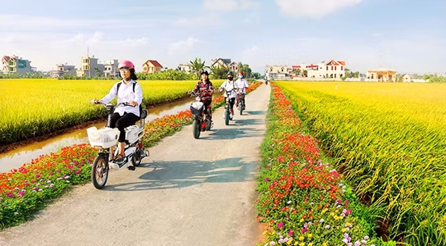 В общине Хайкуанг (уезд Хайхау, провинция Намдинь). Фото: Доан Хонг Фонг