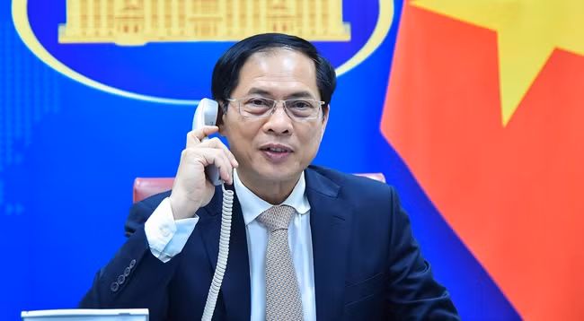 Министр иностранных дел Вьетнама Буй Тхань Шон. Фото: МИД Вьетнама