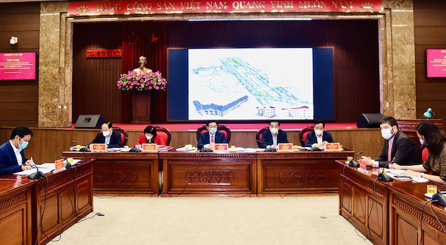 Общий вид встречи. Фото: hanoimoi.com.vn
