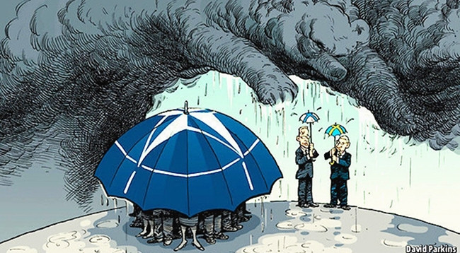 Карикатура Давида Паркинса 