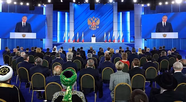 Послание Президента Владимира Путина Федеральному Собранию. Фото: kremlin.ru