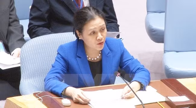 Глава постоянной миссии Вьетнама при ООН, посол Нгуен Фыонг Нга. Фото: VNA