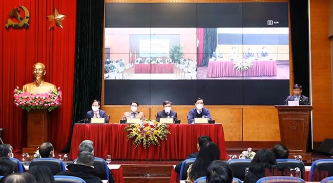 Общий вид пресс-конференции. Фото: Ха Тхюи